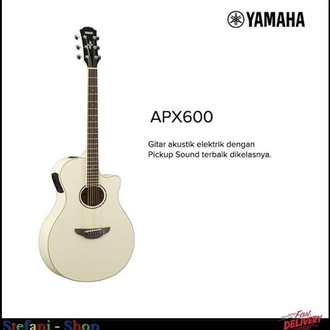 Gitar Akustik Elektrik Yamaha Original Apx600 / Apx 600 / Apx-600