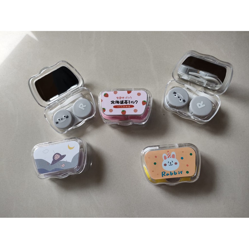 Tempat Softlens Line Tsum Tsum RANDOM / Kotak Softlens Lenscase Lucu