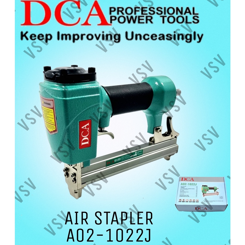 DCA Air Stapler A02-1022J Mesin Staples angin Alat Stapler tembak Staples Tembak