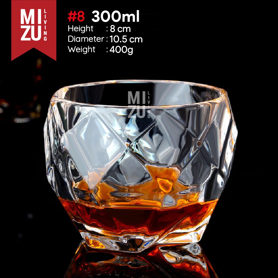 ROMA Whiskey Glass Gelas Kaca Whisky On The Rocks Gelas Air Minum-3