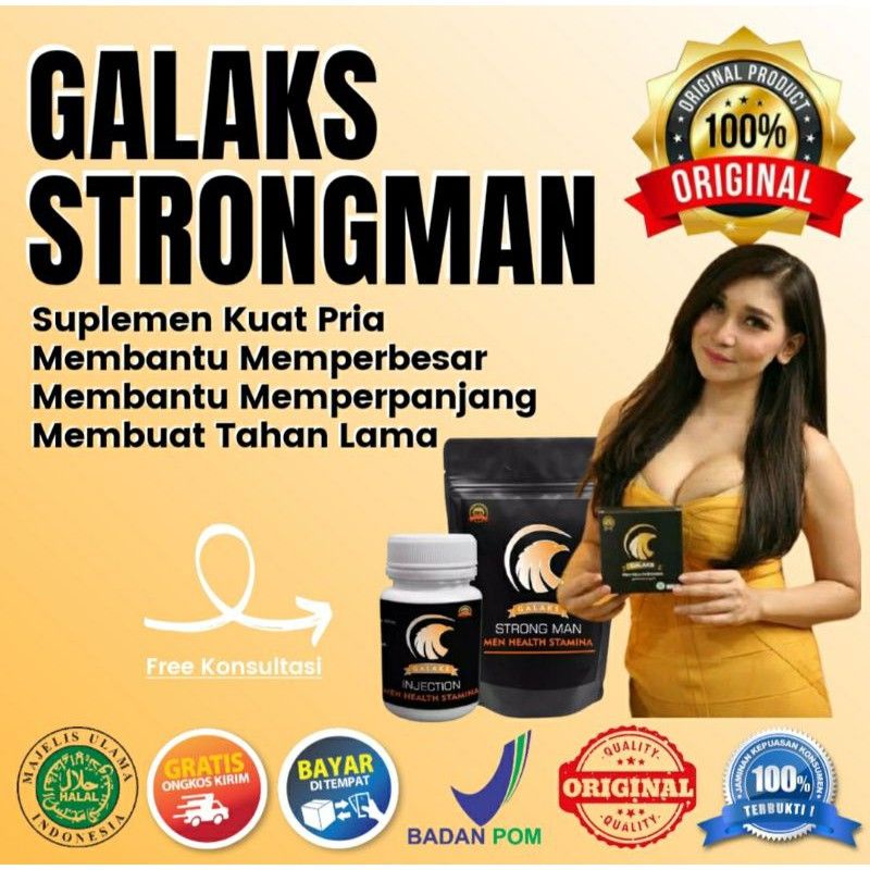 GALAKS STRONGMAN ORIGINAL Suplemen Obat Kuat Pria Perkasa
