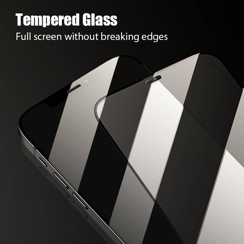 Pelindung Layar Tempered glass 9D HD Untuk iPhone 13 12 11 Pro MAX Mini X XS MAX XR SE 2022 2020 6 6s 7 8 Plus