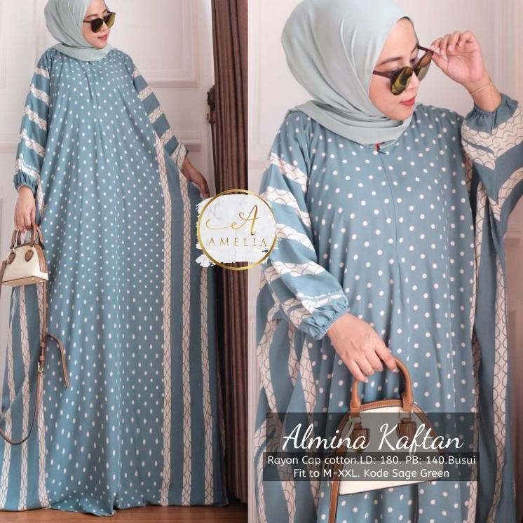 Stok terbatas.. GAMIS KAFTAN MOTIF HITARA JUMBO LD 145cm. PB 140cm