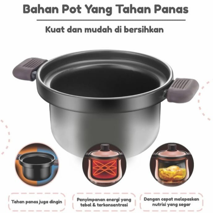 Emily Slow Cooker / Bear Slow Cooker / Mpasi Bayi