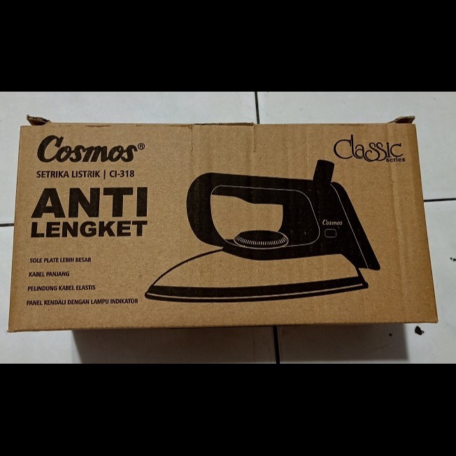 Setrika Cosmos Classic CI318 Anti Lengket Setrika Klasik Cosmos CI 318