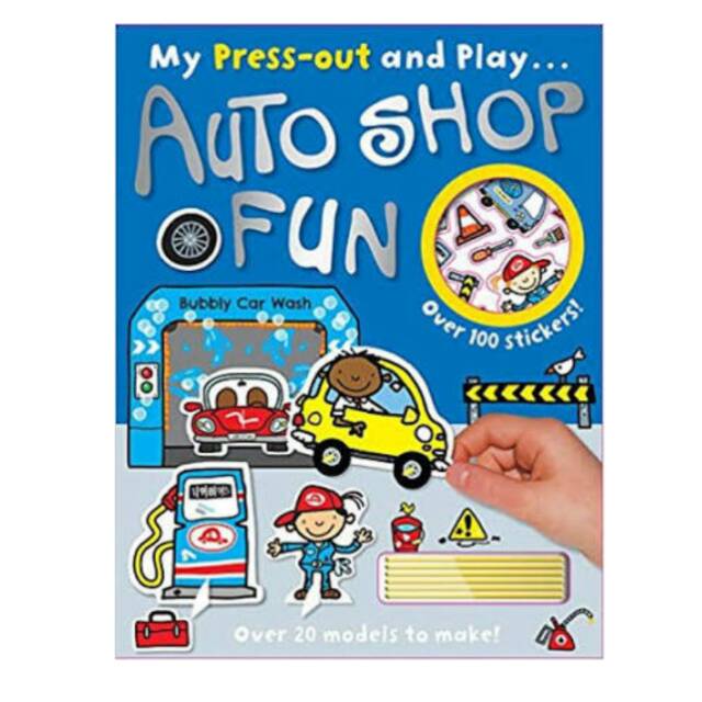 Buku anak - Press-Out and Play Autoshop Fun