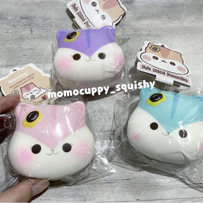 Menakjubkan Promo Squishy Licensed Poli Mini Pancake New Colour By Popular Boxes - Biru Muda