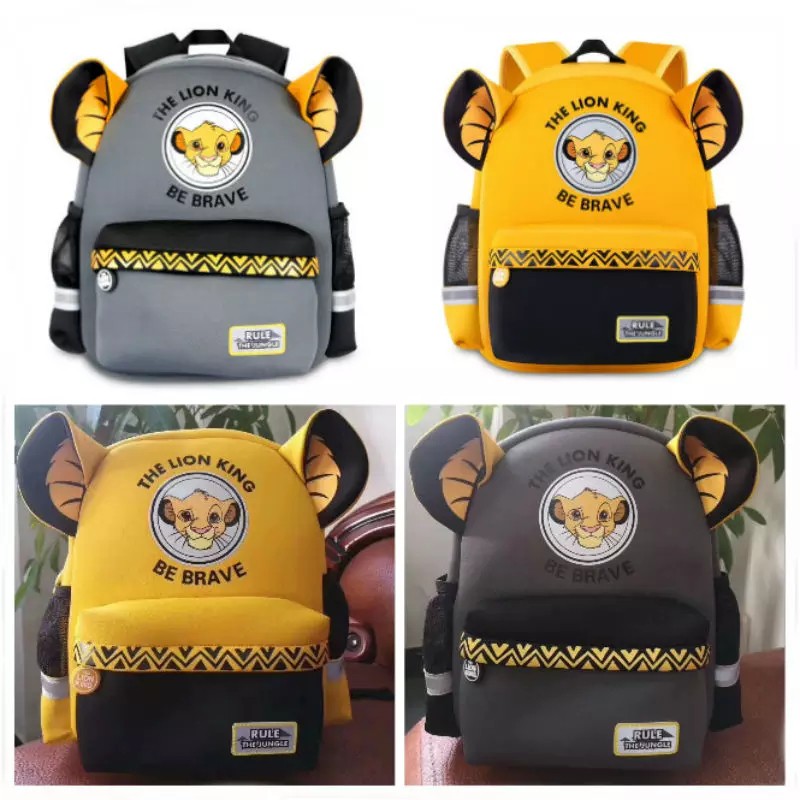 ARMELIA SHOP - Tas Sekolah Wanita Tas anak Tk SD Terbaru  Motip Lion King Tas Sekolah Cowok Tas Main