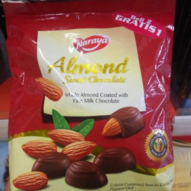 

NARAYA SWEET CHOCO ALMOND MILK ** 250GR ( BELI 2 GRATIS 1 )