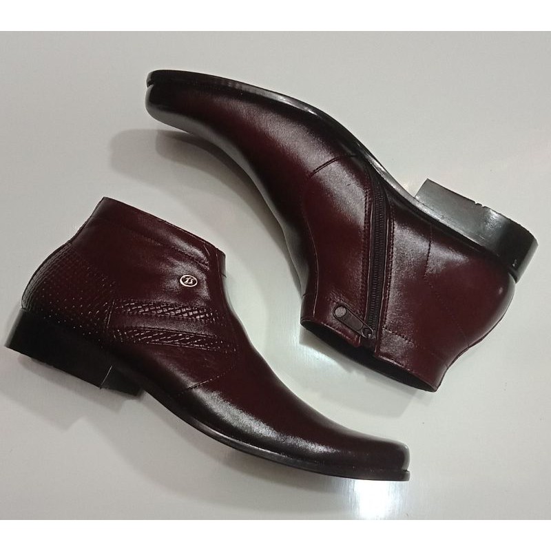 Pantofel Boot Pria / Sepatu Formal Pria / Sepatu Kantor Kulit Asli / Pantofel Kerja Pria / Sepatu Kerja Pria
