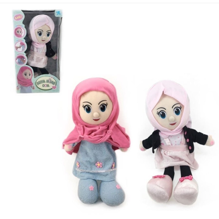Mainan Edukasi Boneka ALIYA HIJAB Boneka Mengaji, Berdoa dan Bernyanyi