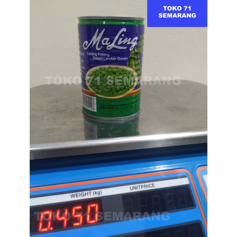 

Kacang Polong Dalam Larutan Garam MaLing Green Peas 397 gr