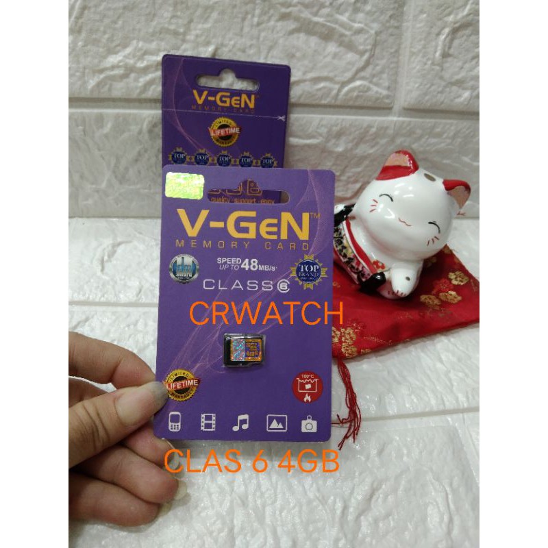 Grosir MEMORI CARD V-GEN 4GB MMC V-GEN CLAS6 4GB TF SD CARD V-GEN 4GB ORIGINAL