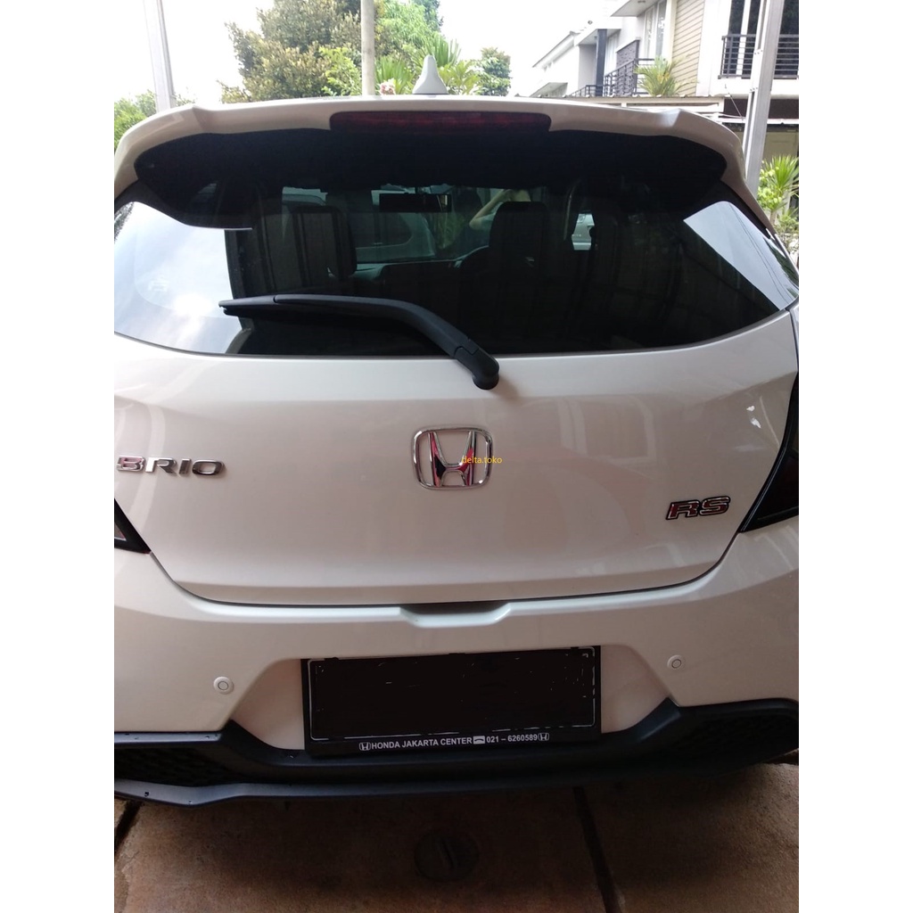 Logo Lambang Emblim H Honda All New Brio 2018-2023 Chrome Model Original Belakang