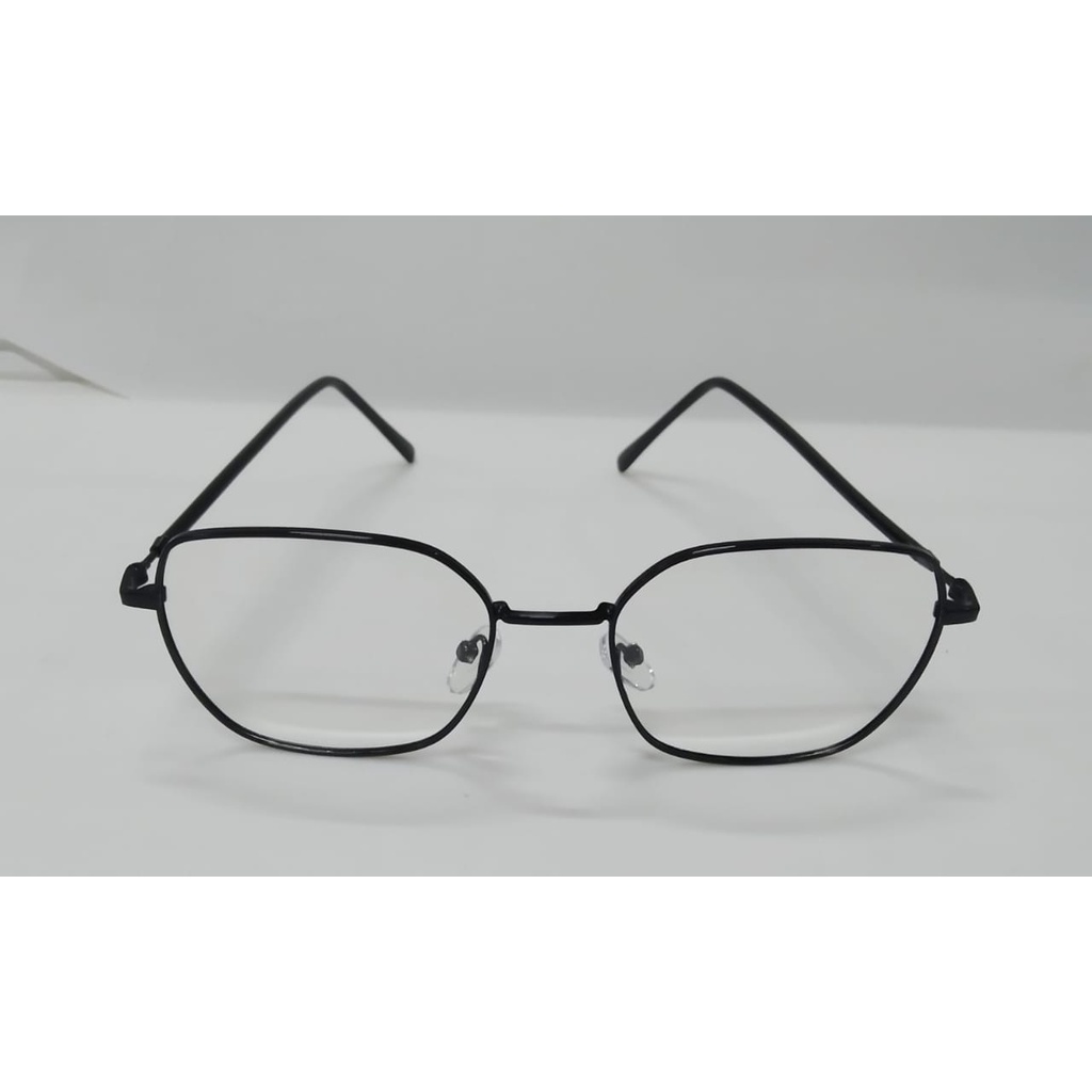 ⭐Gogoland⭐ Kacamata Photocromic Korea / Anti Radiasi 2 In 1Photochromic Pria Wanita R451-K4 HITAM