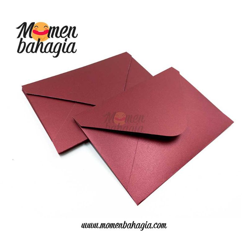 

Amplop A5 Tebal Premium Jasmine Red Maroon 16x22 Rounded