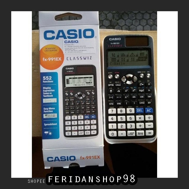 

BT901 KALKULATOR CASIO FX-991EX BEST 100 ORIGINAL BY FERIDANSHOP98