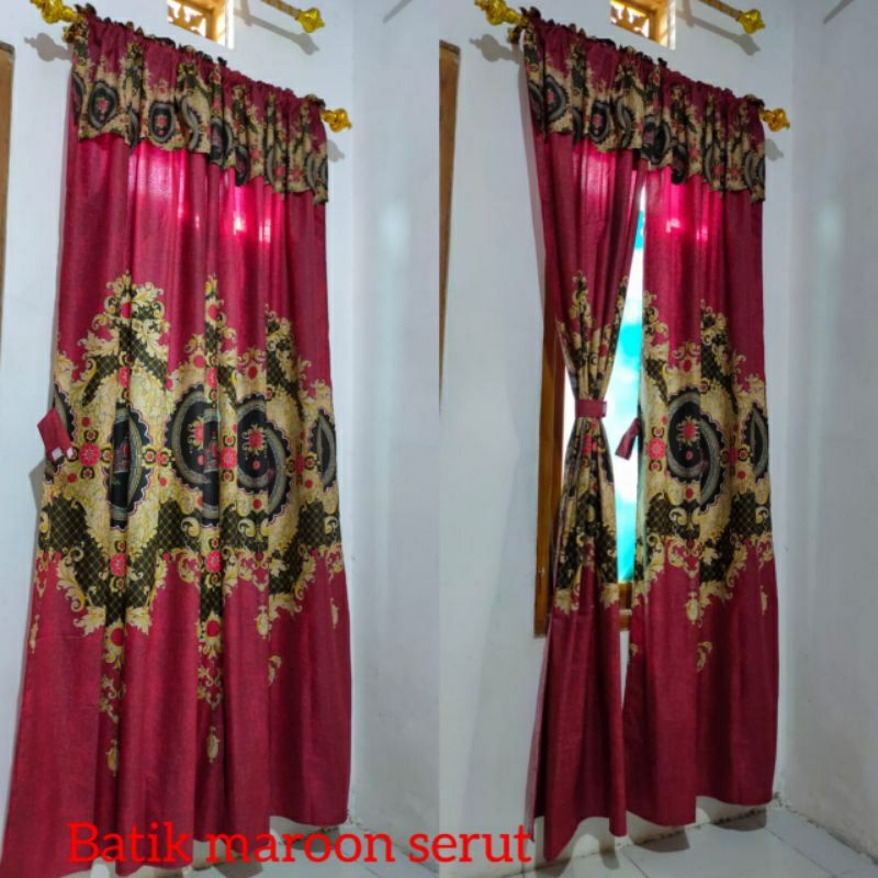 Gorden serut 1 pcs belah tengah(140×200)