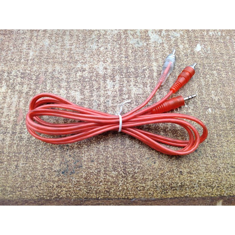 RCA 2-1 warna warni transparan Jak audio Jak salon ke hp