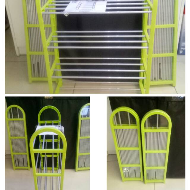 Rak Sepatu Susun 4 Shoe Rack 4 Tiers 30cm X 30cm X 30cm Shopee Indonesia