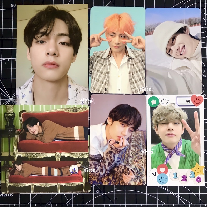 Photocard taehyung, postcard nuna v