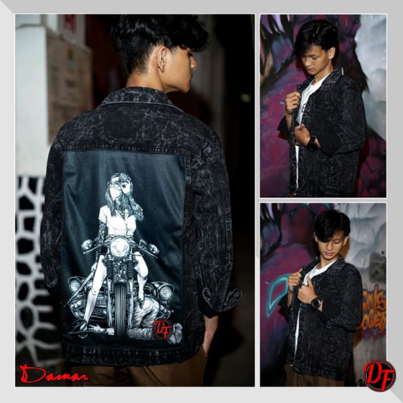 (BISA COD)  JAKET JEANS SANDWASH THE BOJIEL - JAKET SANDWASH PRINTING - JAKET JEANS PRIA-Slide 20