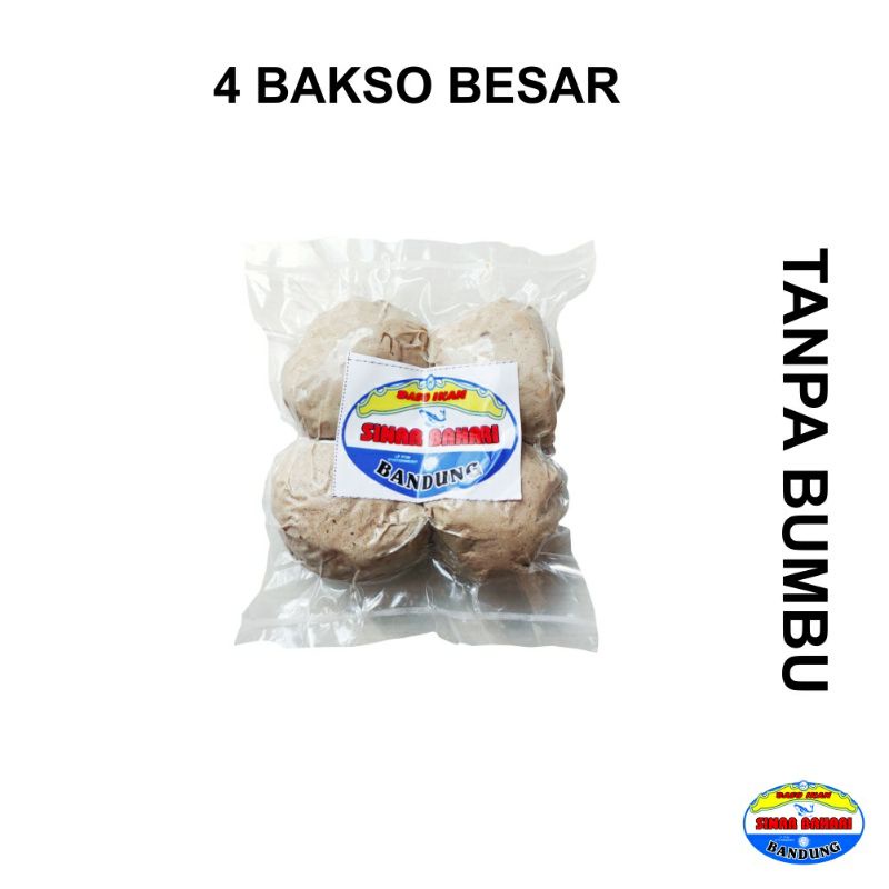 Jual Baso Ikan Sinar Bahari Isi 4 Baso Besar Kemasan Ekonomis Shopee