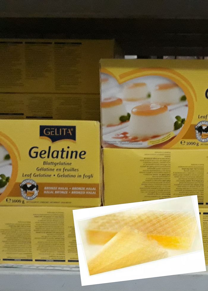 Jual Gelatin Sheet HALAL by Gelita 30 Gram (5 Lembar) Shopee Indonesia