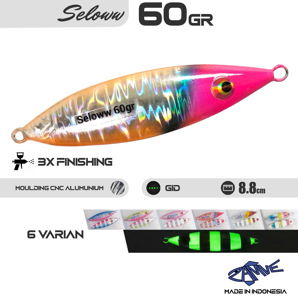 Metal Jig Zamve Seloww 60Gr Metal Jig 60Gr Metal Jig 60Gram