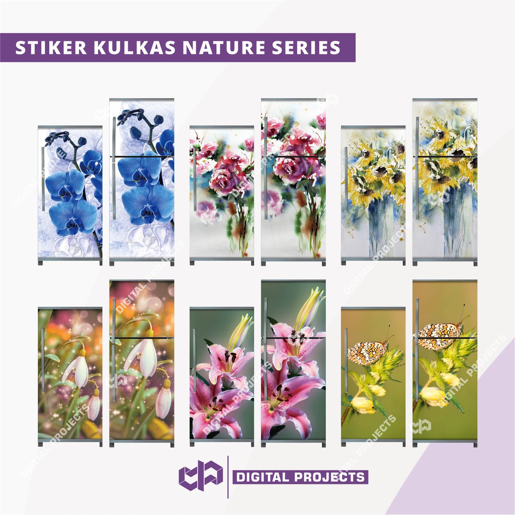 Stiker Kulkas 1 Dan 2 Pintu Motif Gambar Stitch Lucu Shopee Indonesia