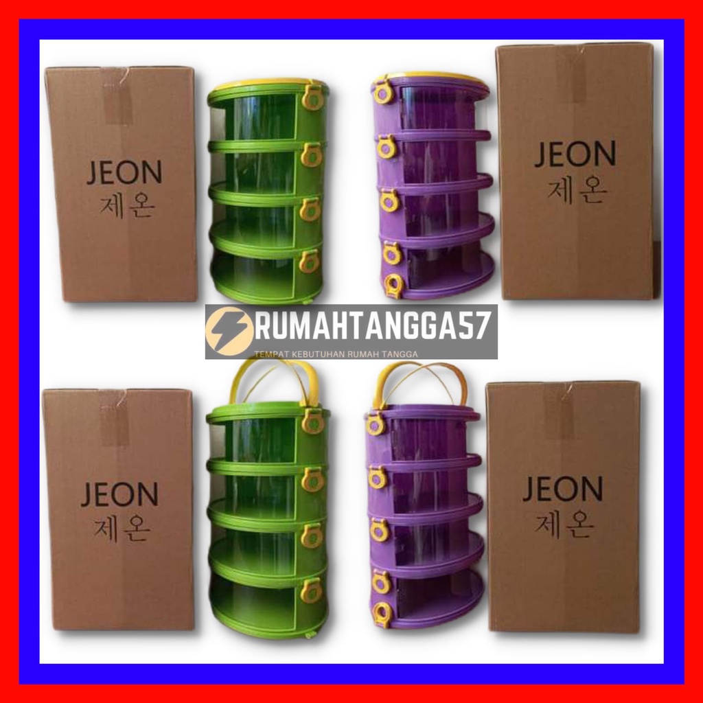 PROMO‼️TUDUNG SAJI SUSUN / TUDUNG SAJI SUSUN 4 / TUDUNG SAJI 4 SUSUN / RAK MAKANAN SUSUN / PENUTUP M