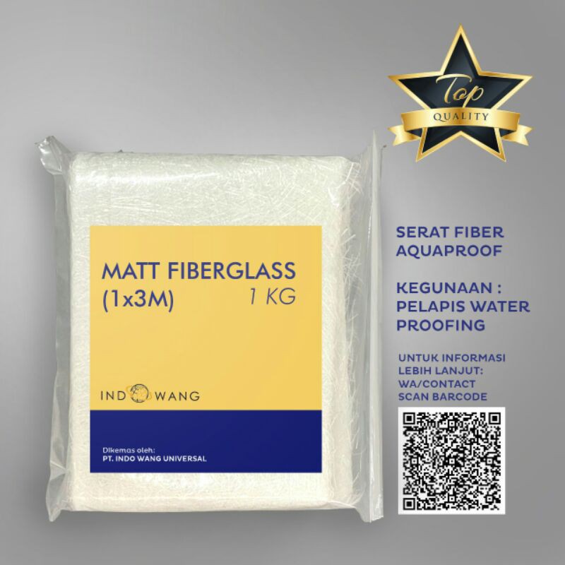 Serat Fiber Aquaproof - Fiberglass Mat - 1 Kg