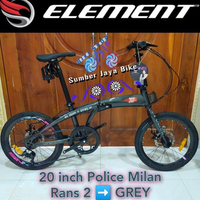 Sepeda Lipat 20 Inch Element POLICE MILAN .
