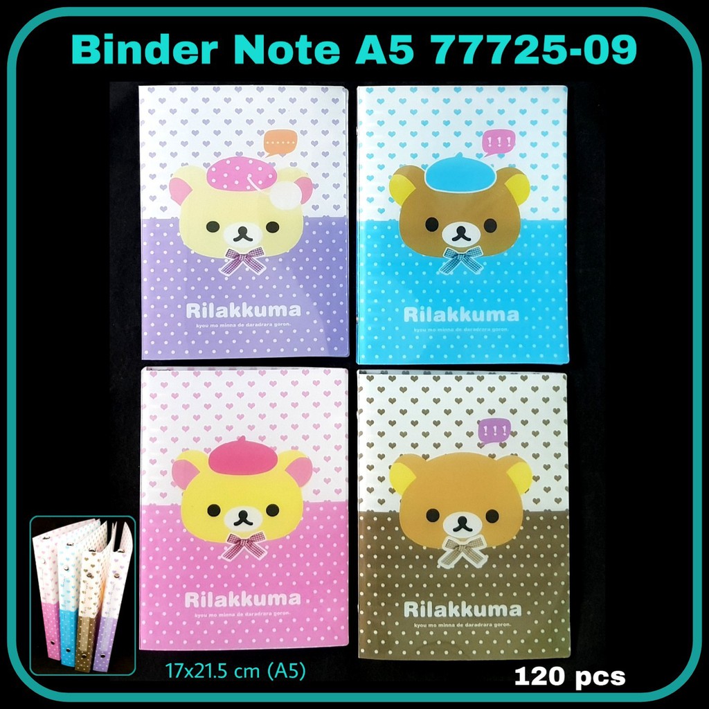 

ILP Binder Note A5 WZ-77725-09 / Buku Ring / Bindernote / Buku Note