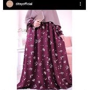 Preloved Ditsy Antheia Burgundy size M