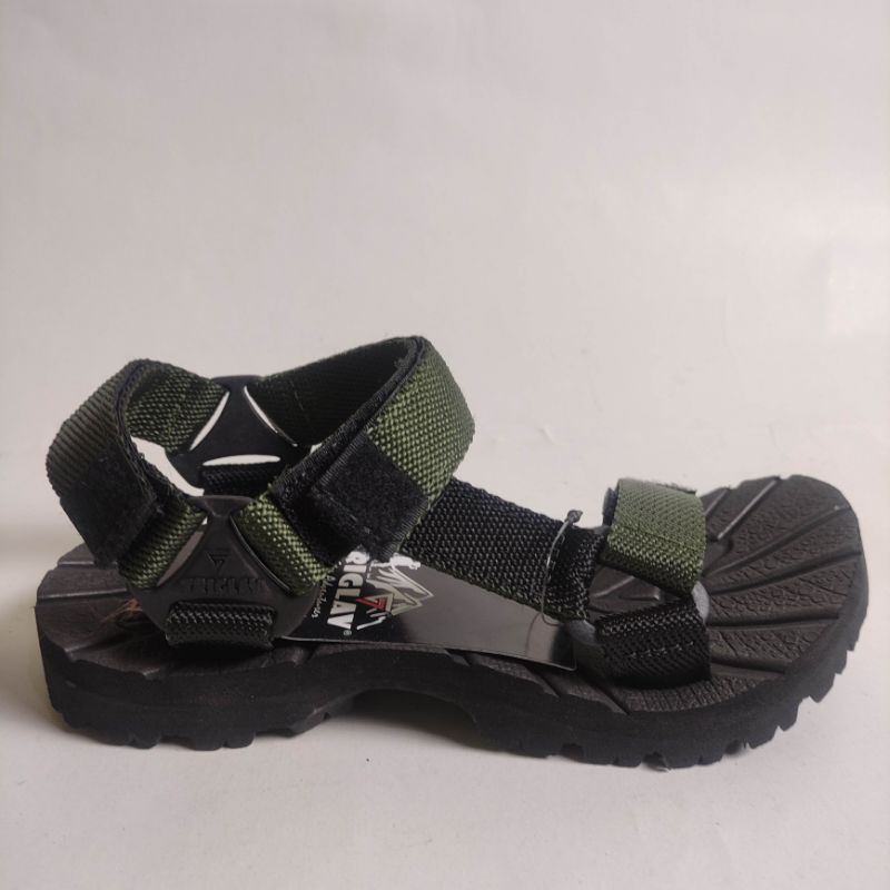 Sandal gunung Triglav Original Top hitam hijau