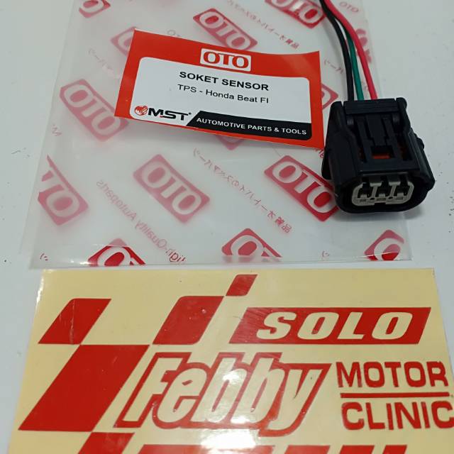 SOKET SENSOR TPS-THORTLE HONDA BEAT FI-SCOPY FI-SPACY FI MURAH OTOPARTS
