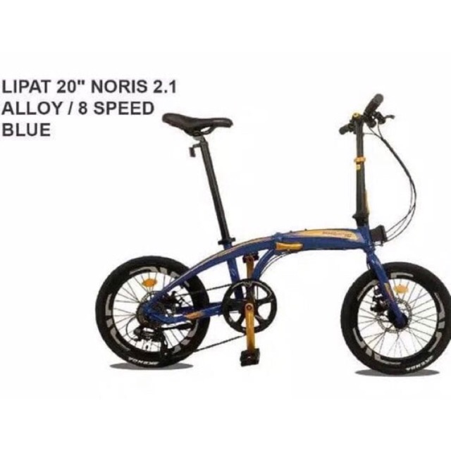  Sepeda  Lipat  20 Noris  2 1 8speed Shopee Indonesia