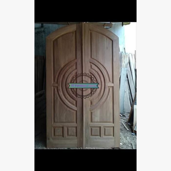 Pintu Kusen kupu tarung rumah jati Jepara