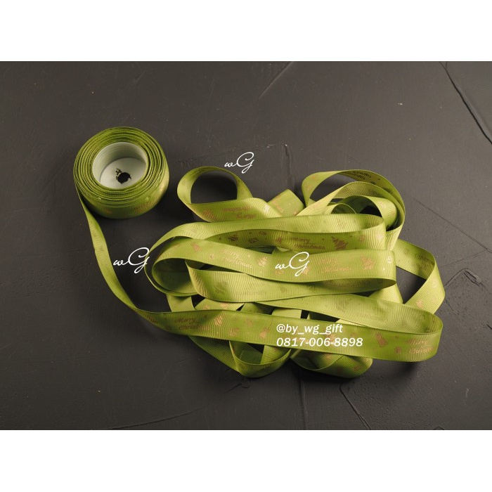 

Pita Merry Christmas- Hijau ;Lebar 2.5 cm ;Panjang 20 yard