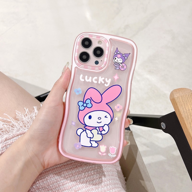 Kulomi Case Motif Kartun Perempuan Tahan Jatuh Untuk iPhone 13 Pro max 12 11 favorite