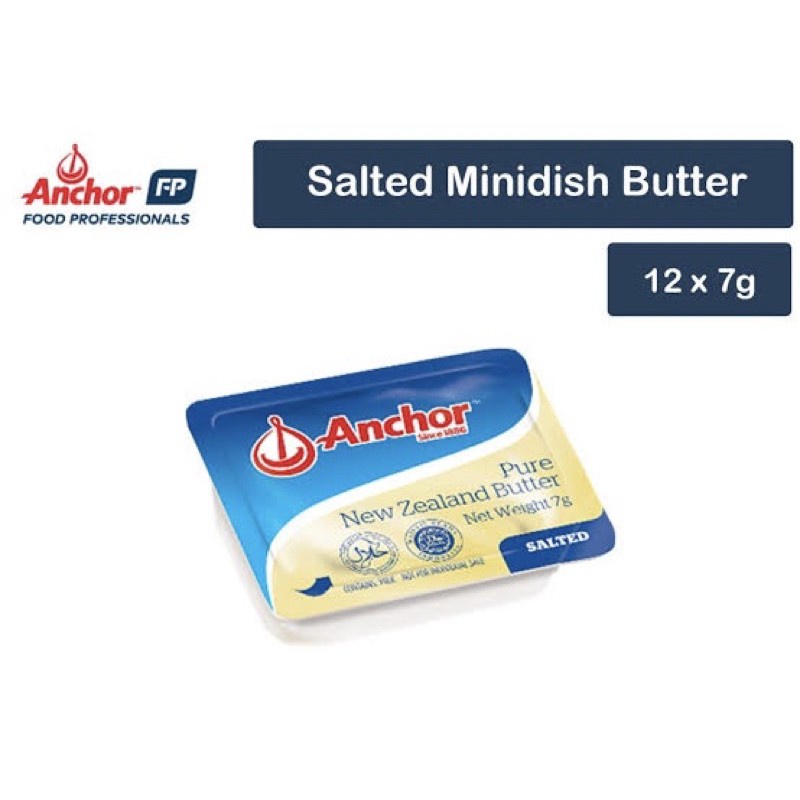 ANCHOR UNSALTED Butter Mini Portion 10 mini cups 7g