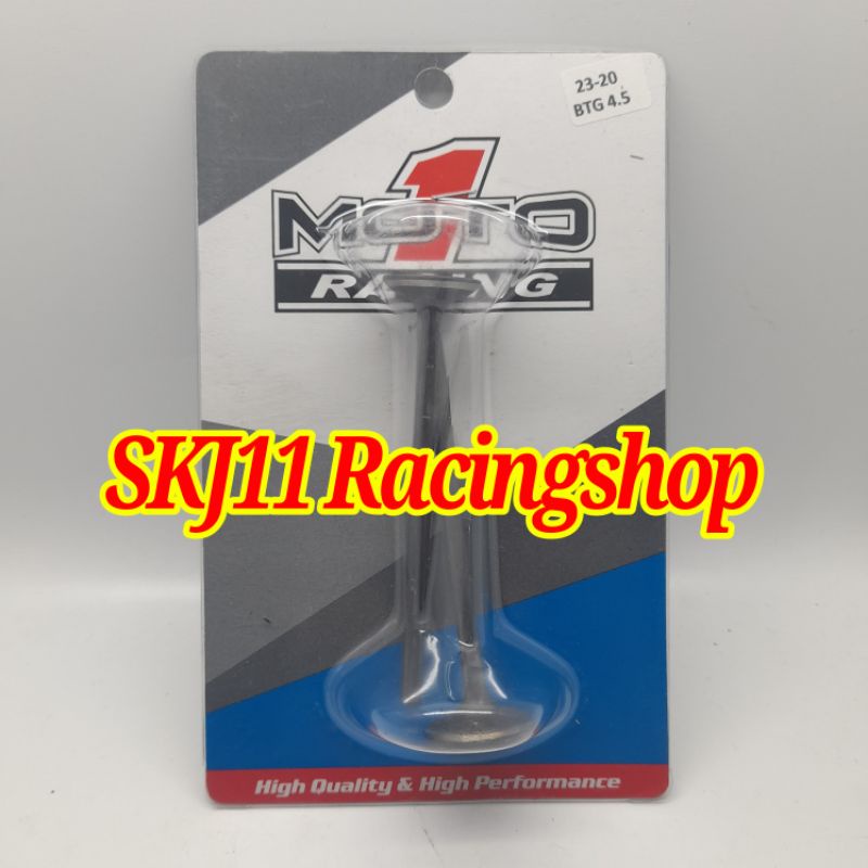 KLEP Valve MOTO1 Racing 23/20 23 20 Batang Btg 4.5 Non Brt gf racing TWH-Klep 23-20 Batang 4.5 Moto1