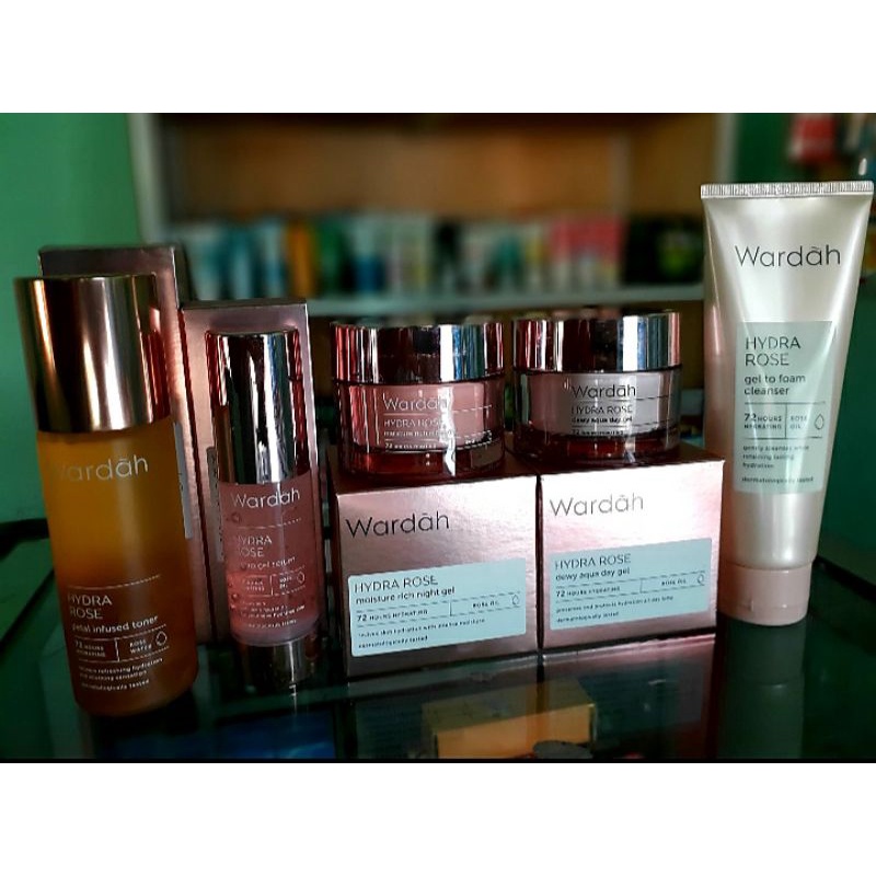 Wardah Hydra Rose Paket Lengkap | Wardah Hydra Rose 5 in 1 Murah