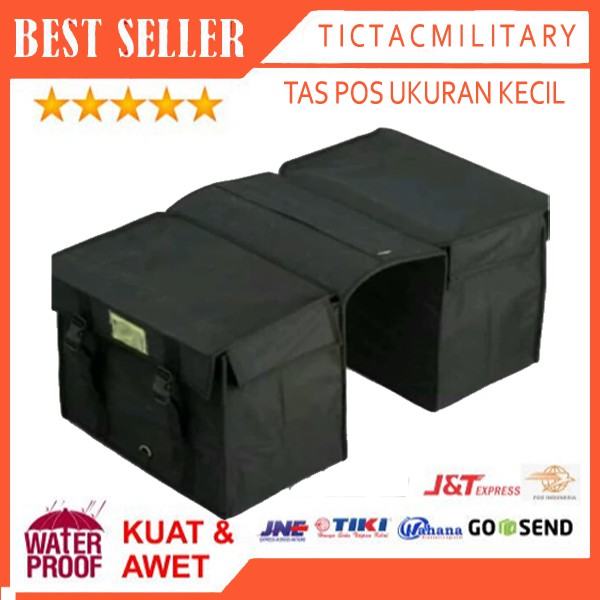 Obrok Pos Kurir Tas Obrok Pos Kurir Motor Kecil Waterproof dengan Bahan Polyster dan Terpal Kurir Mo