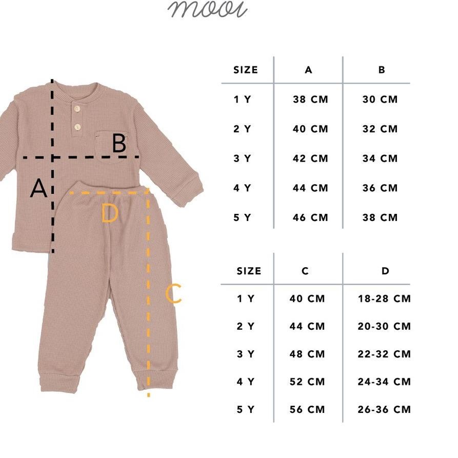 Mooi Setelan Waffle Knit Set - Mooi Setelan Anak