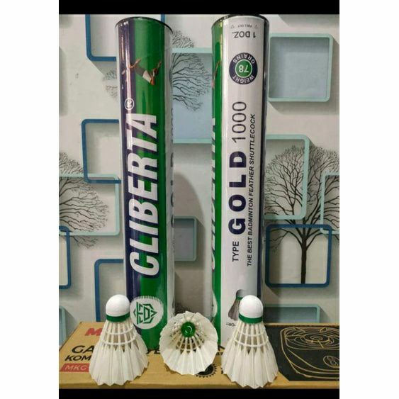 Shuttlecock cliberta gold cock cliberta bola bulu tangkis cliberta bola badminton cliberta
