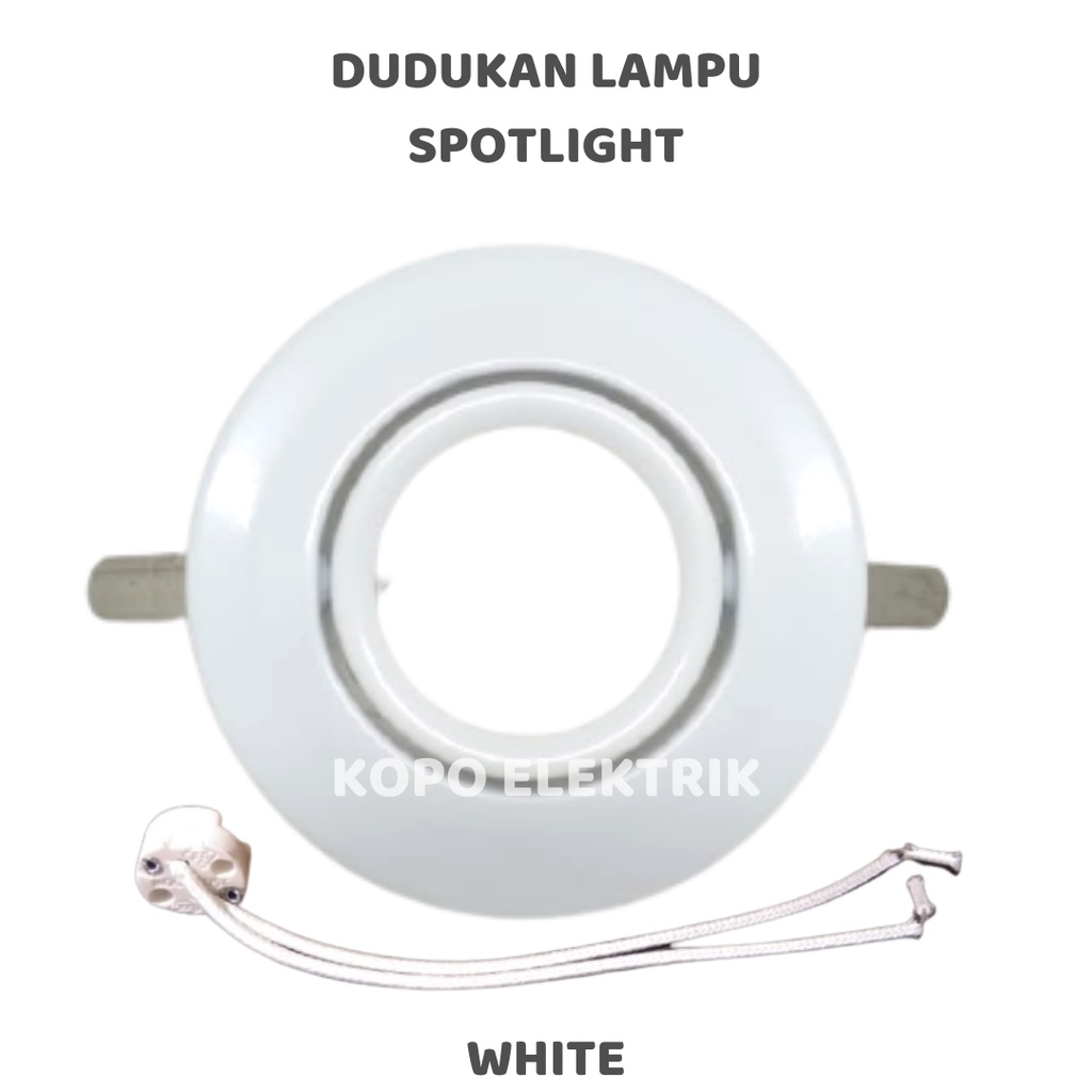 Dudukan + Fitting Lampu Halogen Hattasu