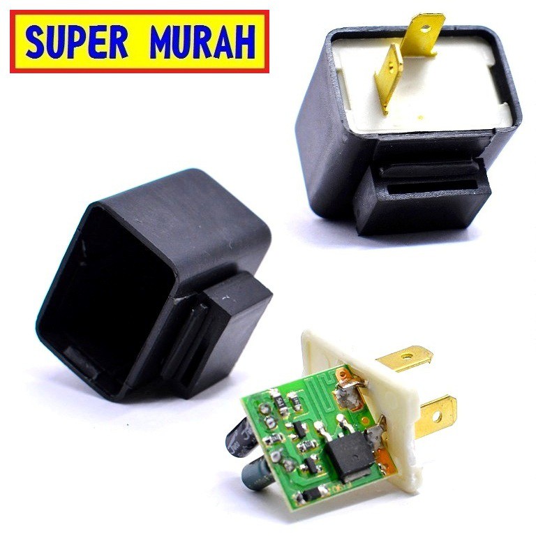 Flasher Standar Original Motor Flaser Pengatur Kedip Lampu Motor Sen Sein Sign Led Relay Osk Hazard-6