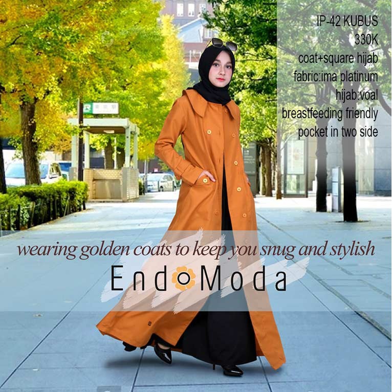 Gamis Coat + JIlbab Endomoda IP 42